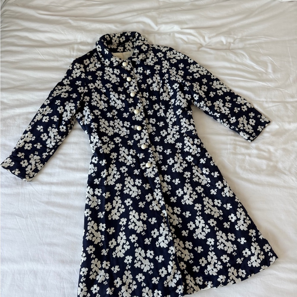 Vintage Floral Patterned Coat